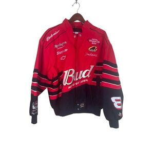 MINT VINTAGE Chase Authentics NASCAR Jacket Men's Size XL Dale‎ Earnhardt Jr Bud
